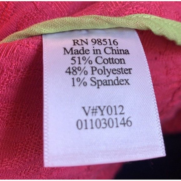 Coldwater Creek Womens Pink Barbie  Jacket Size 10 Petite Textured - Picture 8 of 10